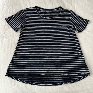Gap A-line tshirt size S color navy and white